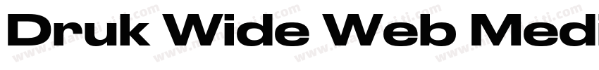 Druk Wide Web Medium字体转换